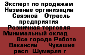 Эксперт по продажам › Название организации ­ Связной › Отрасль предприятия ­ Розничная торговля › Минимальный оклад ­ 32 000 - Все города Работа » Вакансии   . Чувашия респ.,Шумерля г.